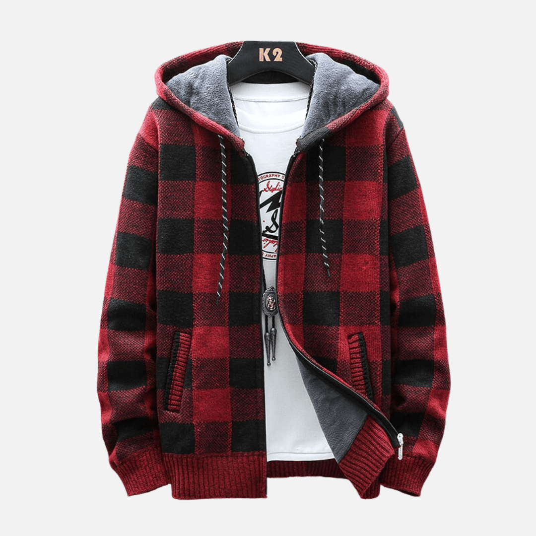 Men’s Premium Plaid Hoodie