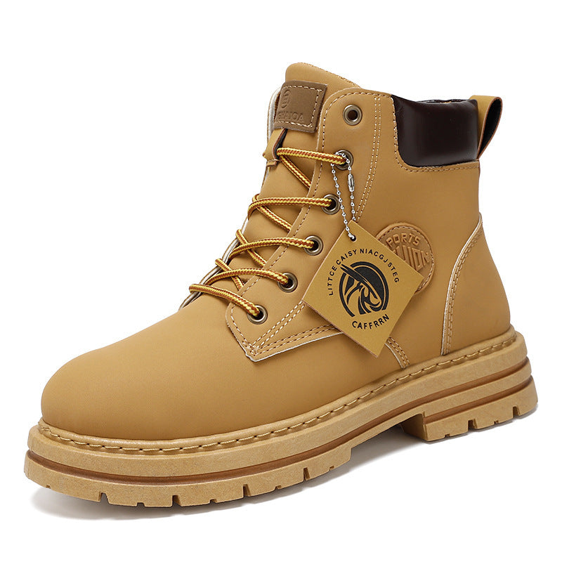 Rhubarb boots anti slip trendy waterproof British Martin boots