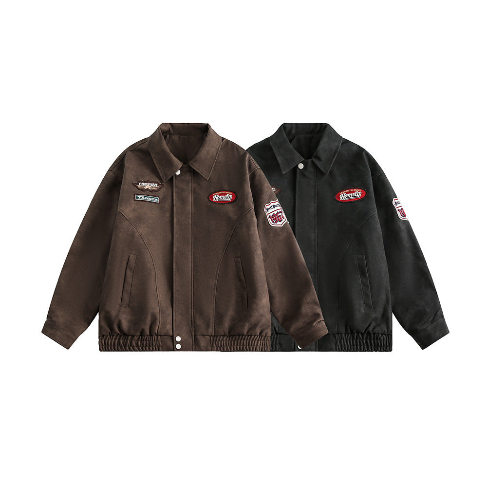 Retro Simple Loose Design Jacket