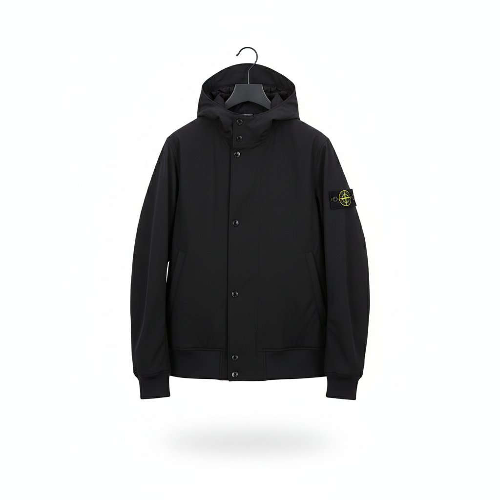 Men’s Black Softshell Jacket