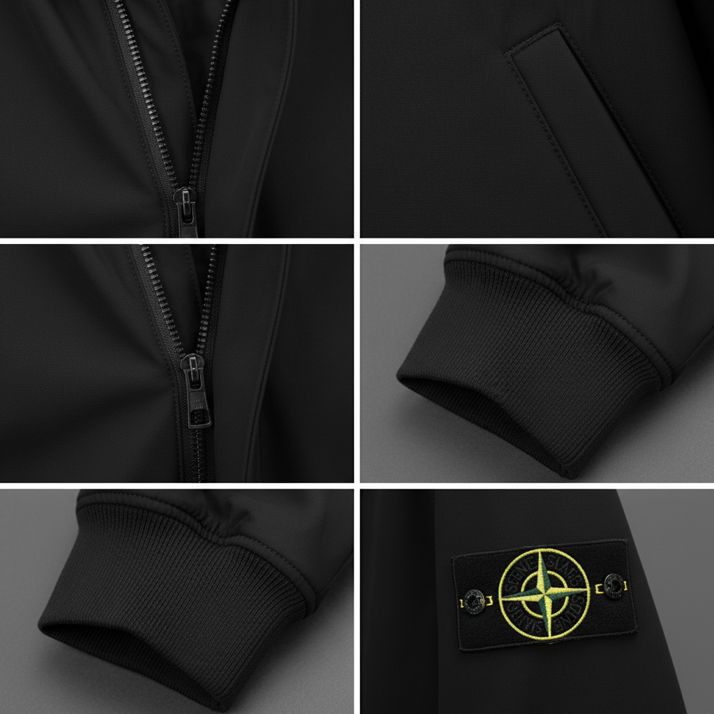 Men’s Black Softshell Jacket