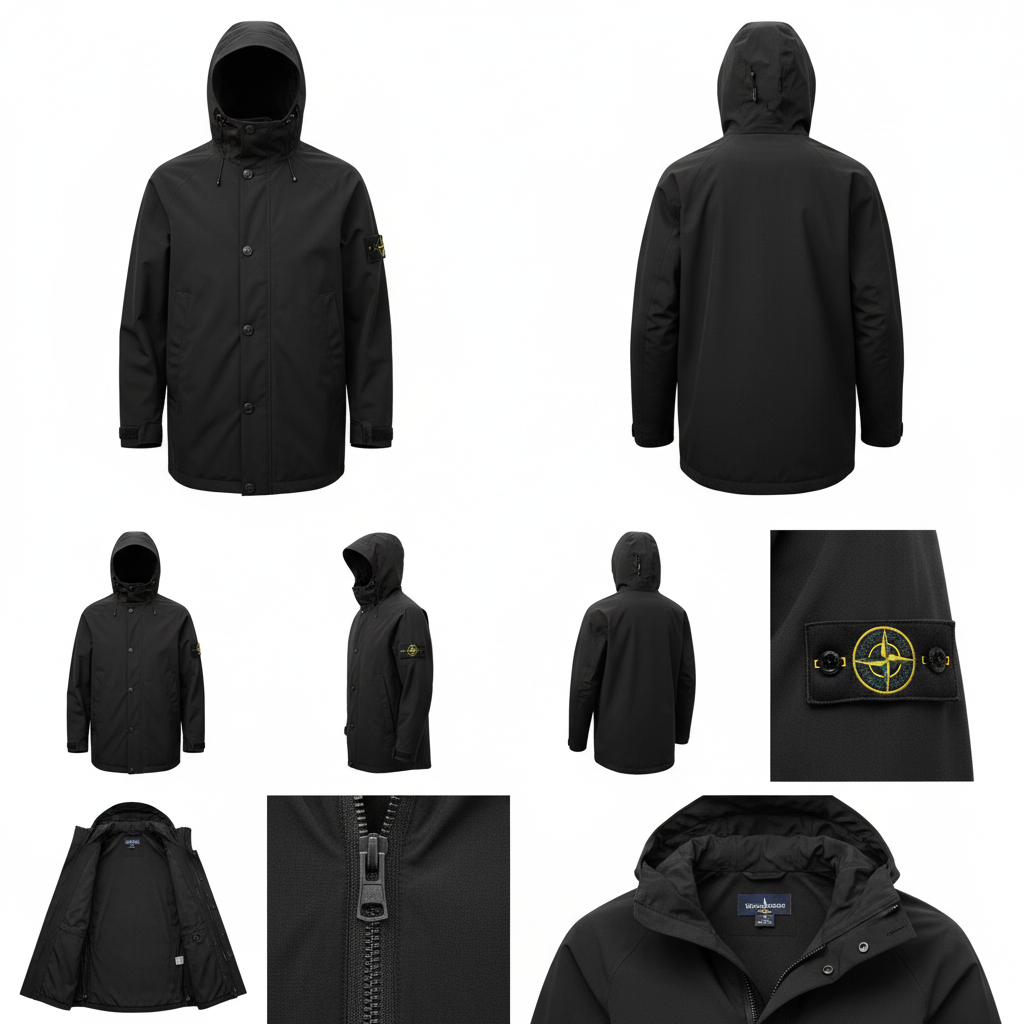 Men’s Black Softshell Jacket
