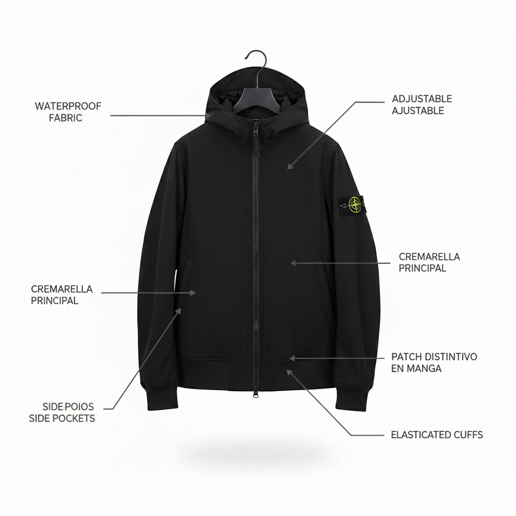 Men’s Black Softshell Jacket