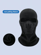 Professional Thermal Balaclava Ski Mask - Black-Thick Fleece