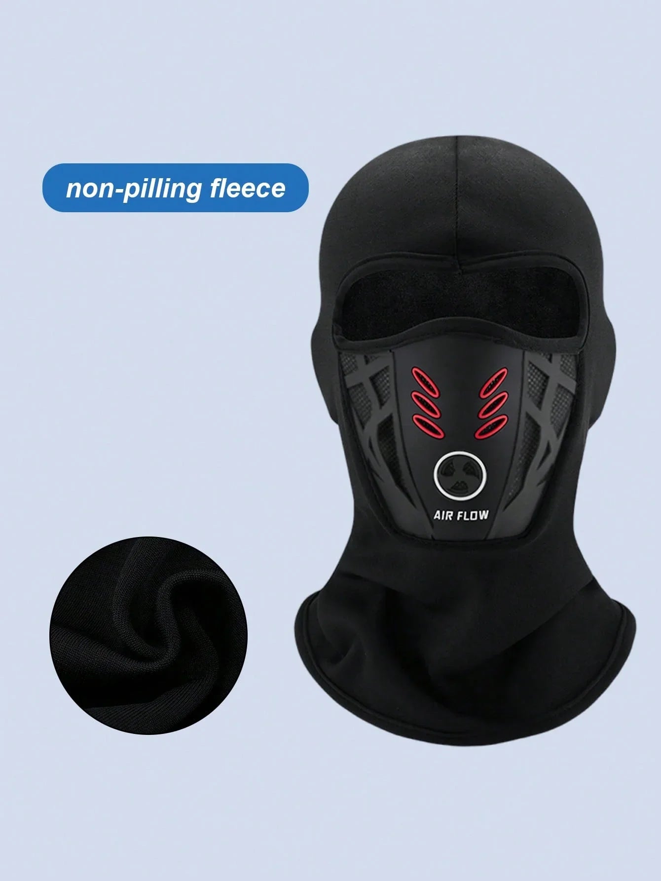 Professional Thermal Balaclava Ski Mask - Grey-Thick Fleece